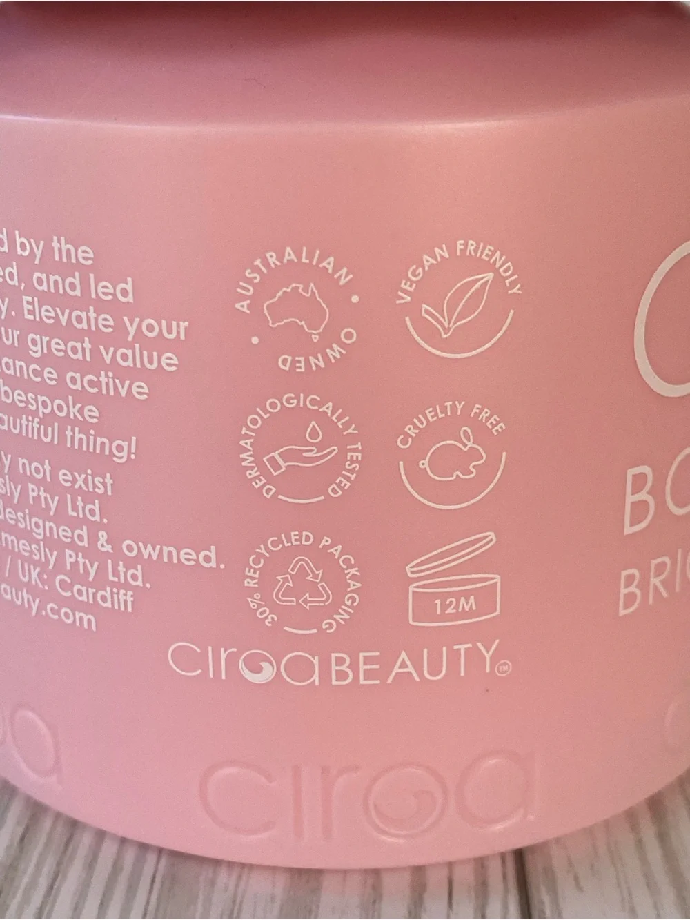 CIROA Body Butter *Strawberry & Fig* Vegan Friendly